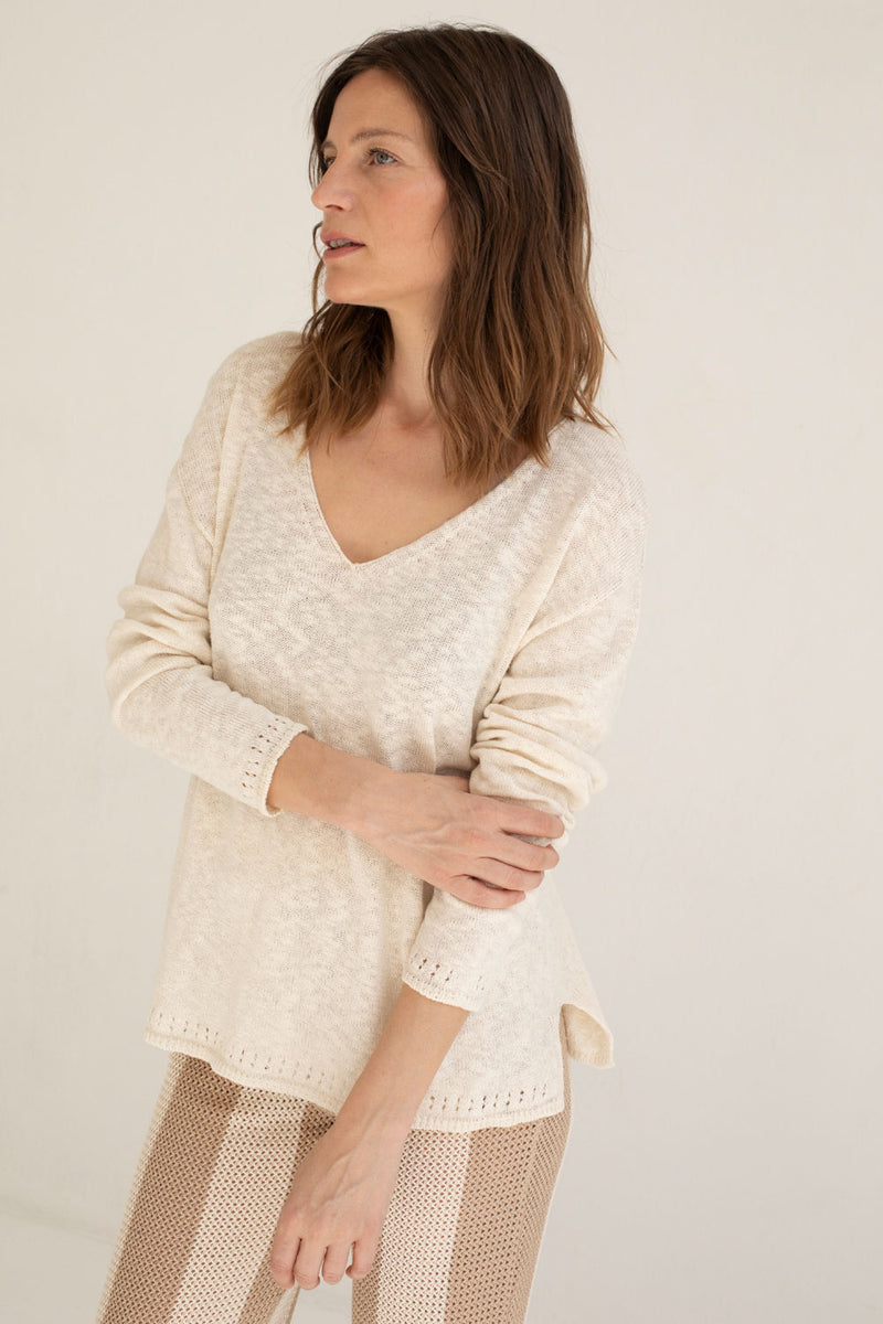 Mus & BomBon Gozo Sweater / ECRU