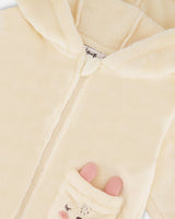 Deux Par Deux Plush Bunny Jacket