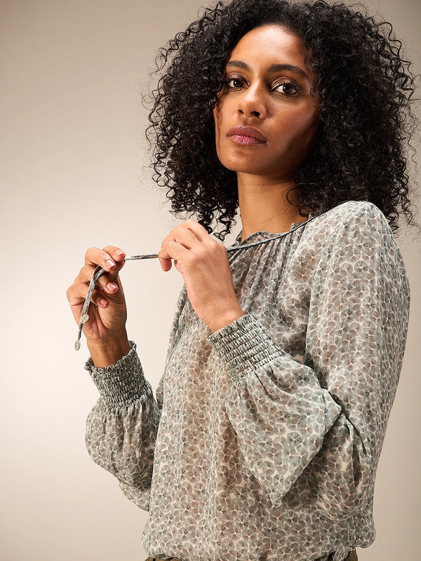 Nile Blouse/ Seagreen