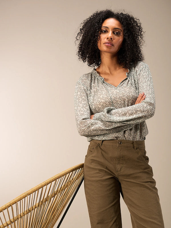 Nile Blouse/ Seagreen
