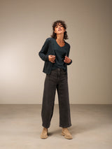Nile Cardigan / Petrol