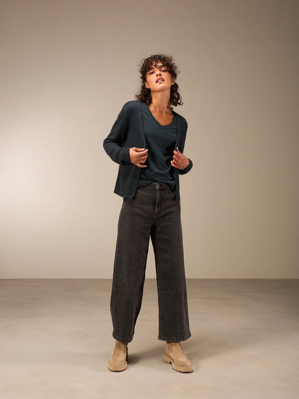 Nile Cardigan / Petrol