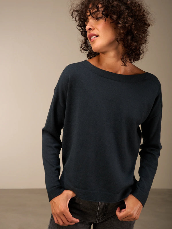 Nile Sweater/ Petrol
