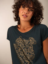 Nile Tee / Petrol