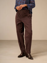 Nile Pleated Pant / Espresso