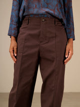 Nile Pleated Pant / Espresso