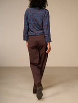 Nile Pleated Pant / Espresso