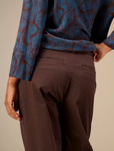 Nile Pleated Pant / Espresso