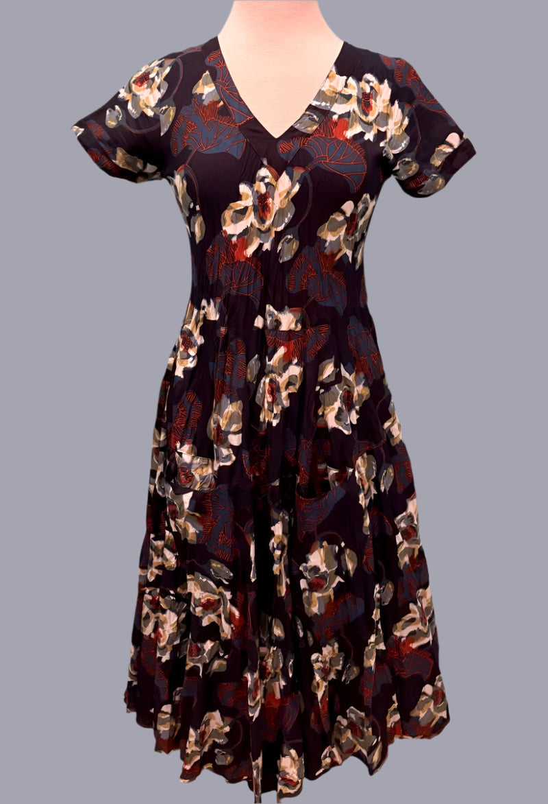 Dress Addict Jazy Dress / Midnight Blue Floral
