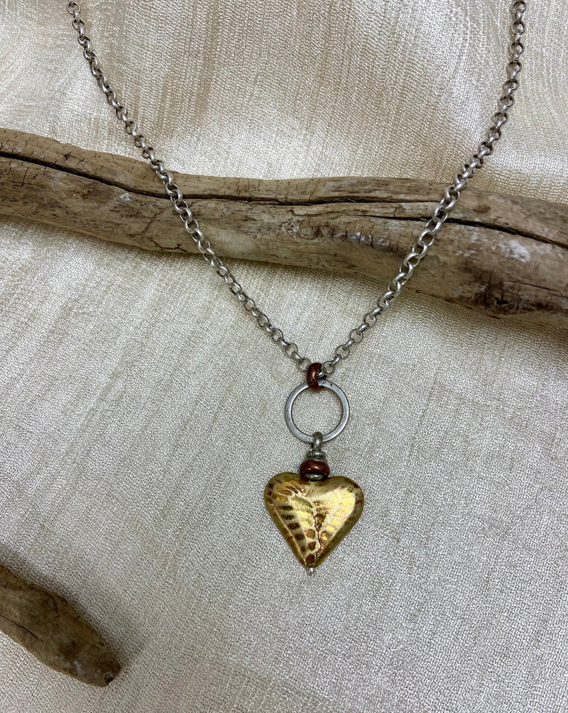 Karley Smith  Bronze Heart Pendant