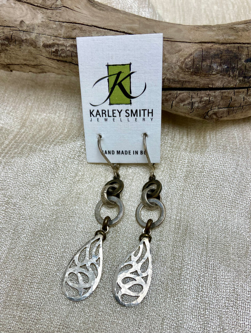 Karley Smith Silver Filigree earrings