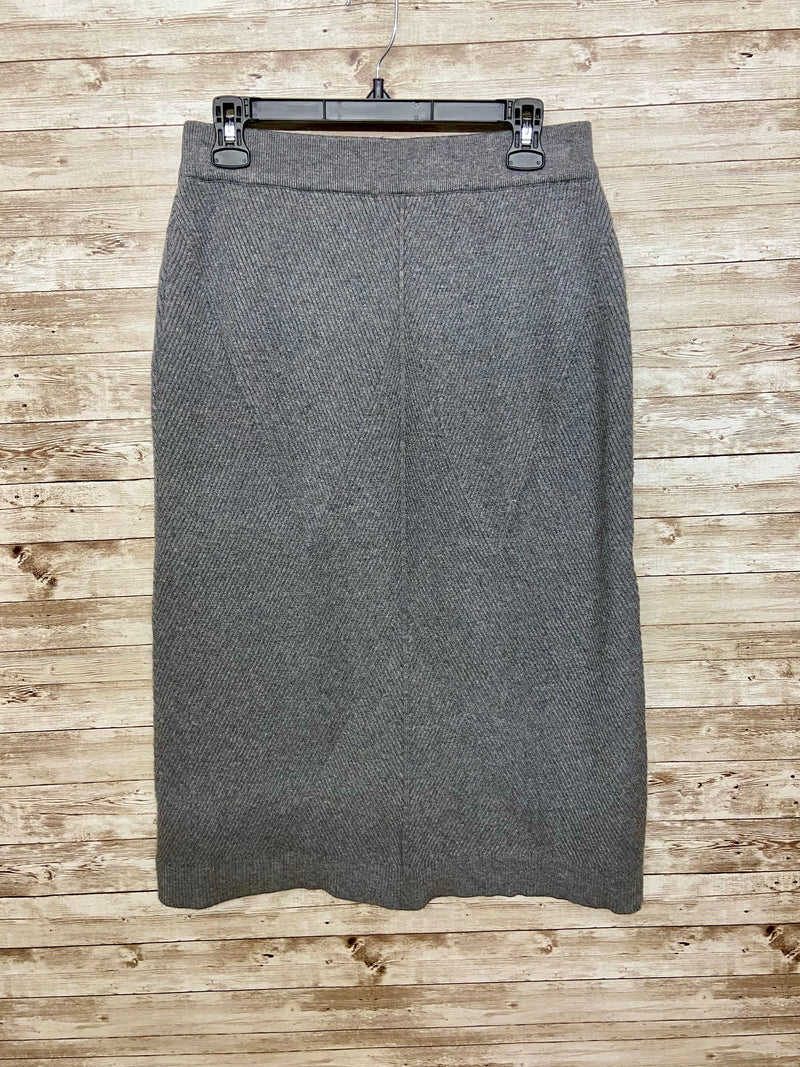 Astrid Knit Pencil Skirt / Charcoal