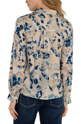 Liverpool Blouse / Lapis-Multi