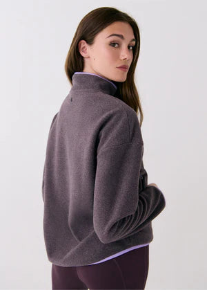 LOLË Camp Half-zip Fleece / Fig Heather