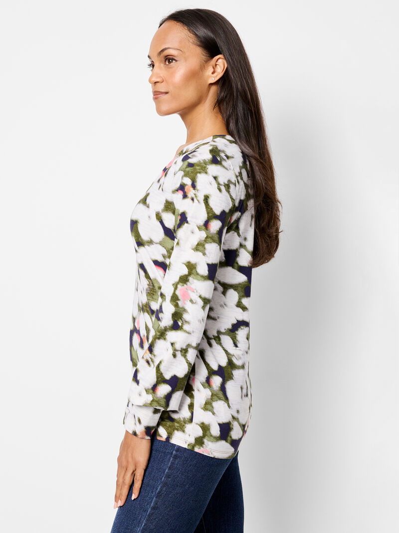 Nic & Zoe Blurred Petals Top