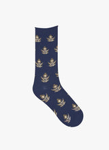 Bleuforêt Floral Socks / Navy