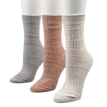 Lemon Cabin Crew Socks / 3PK Multi