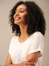 Nile Linen Top / Off White