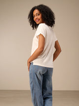 Nile Linen Top / Off White