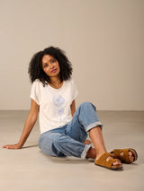 Nile Linen Top / Off White