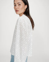 Grace & Mila Vandita Blouse / Ivory Eyelet Embroidery