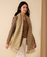 Echo Basket-Weave Wrap / Marigold