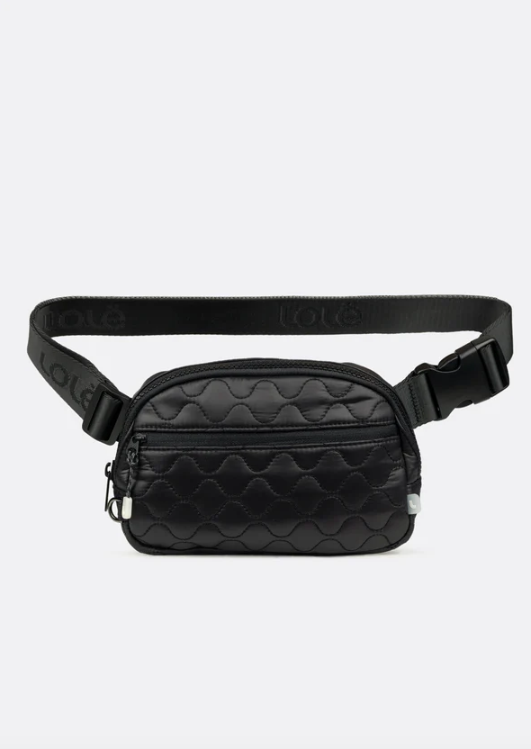 Lole Jamie Quilted Belt Bag/Black