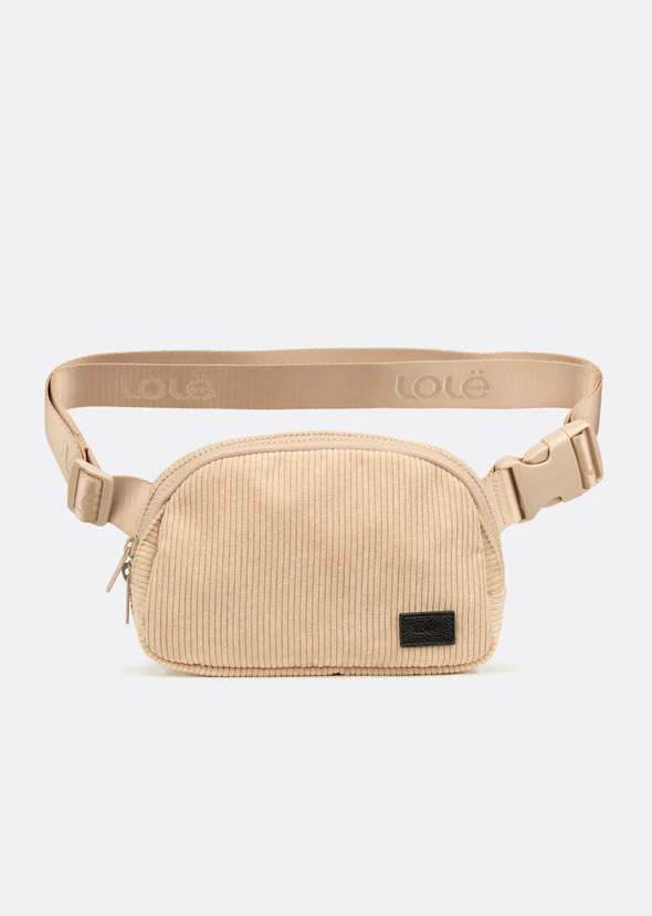 Lole Jamie Corduroy Belt Bag/Abalone