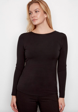 Juniper Jersey Top/Black