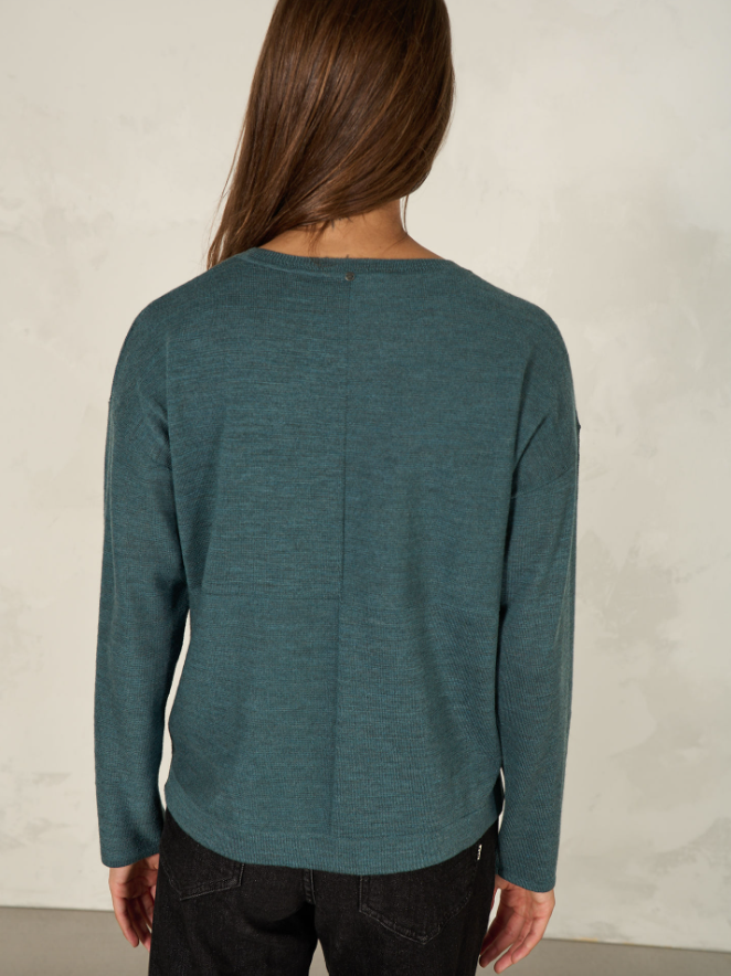 Nile Merino Pullover / Seagreen