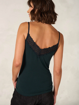 Nile Lace Cami   Petrol   XS