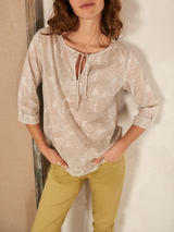 Nile Batist Blouse / Almond