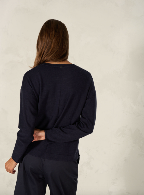 Nile Merino Pullover / Midnight