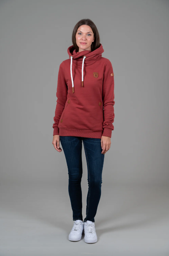 Artemis Hoodie / Rustic Red