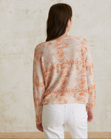 Yerse Abstract Print Sweater / Naranja