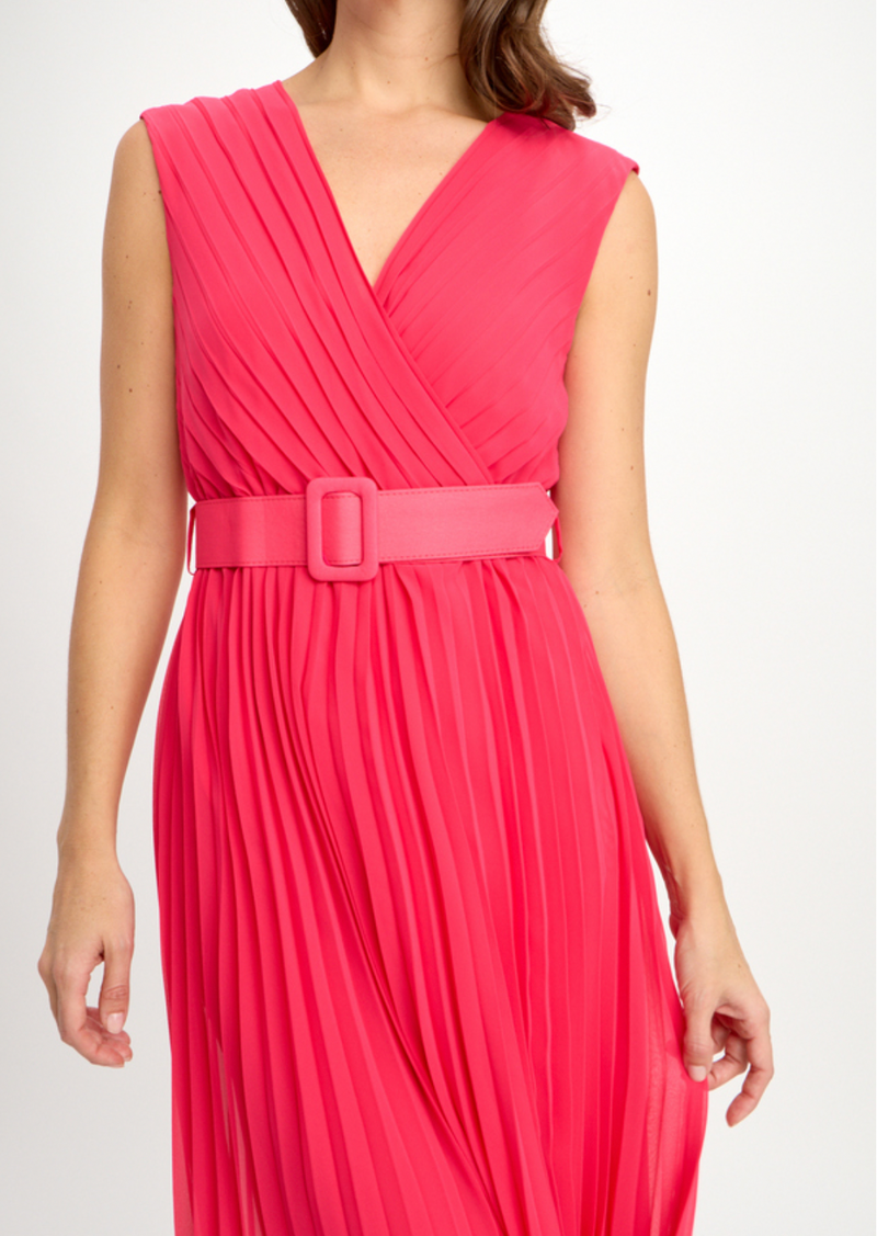 Frank Lyman Pleated Dress / Dahlia