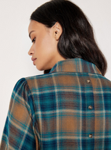 Apricot Plaid Shirt