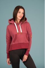 Wanakome Leila Cropped Hoodie / Rhubarb