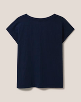 White Stuff Nelly Notch Tee / Dark Navy