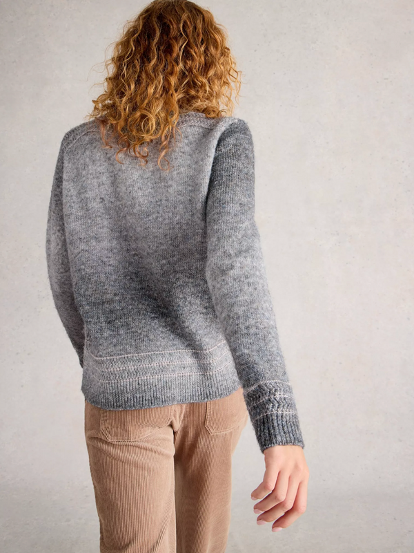 Whitestuff Lilibet Sweater / Grey Multi