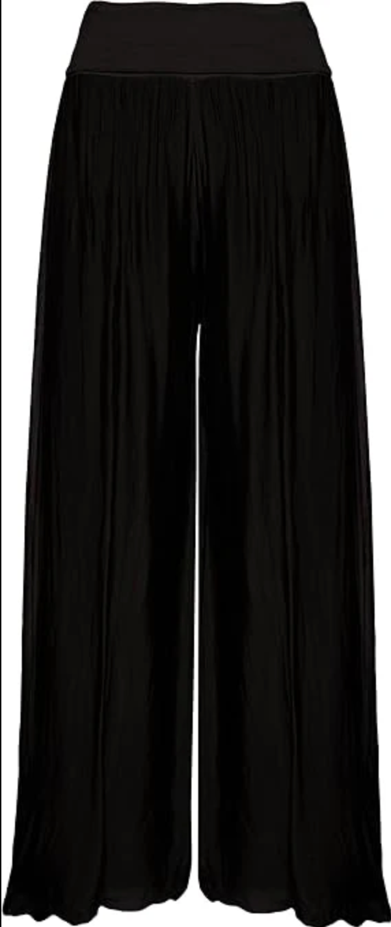 Jessica Laura Italian Silk Pants / Black