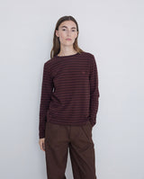 Yerse Top / Terracota+Chocolate Stripe