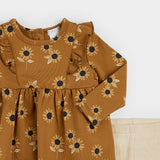 Petit Lem FIRSTS Sunflower Print Dress Set /Amber