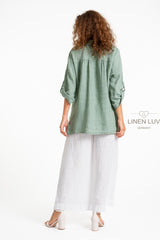 Linen Luv Shirt / Sage