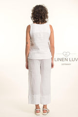 Linen Luv Top / Bianco