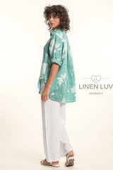 Linen  Luv Blouse / Lago