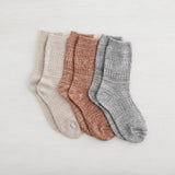 Lemon Cabin Crew Socks / 3PK Multi