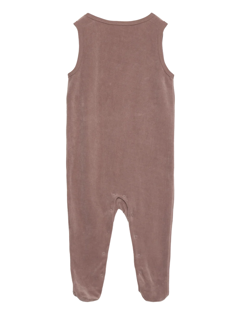 Fixoni Velour Romper Set/ Mauve+Quail