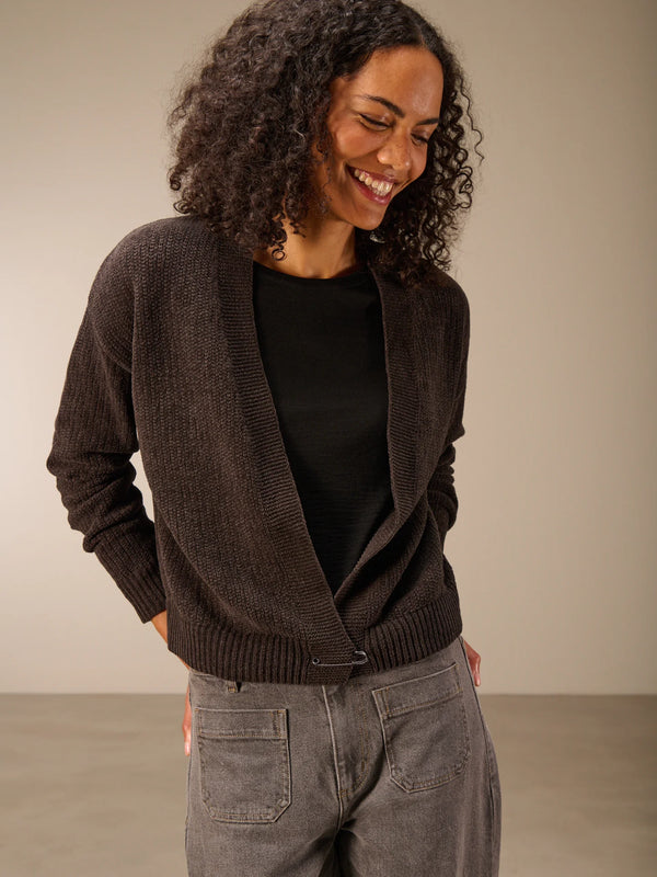 Nile Cardigan / Espresso