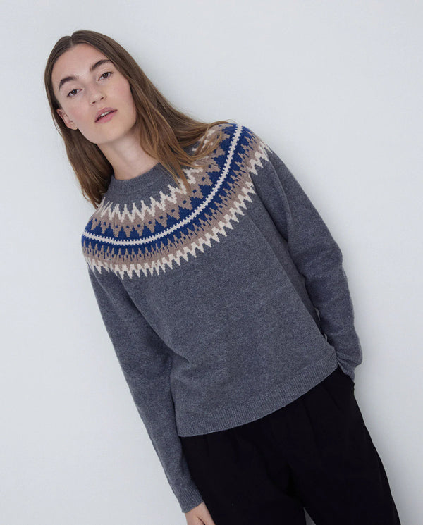 Yerse Knit Pullover/Geometric